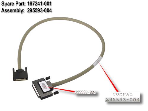 External VHDCI cable 0.9m (3ft) long External VHDCI cable 0.9m (3ft) long