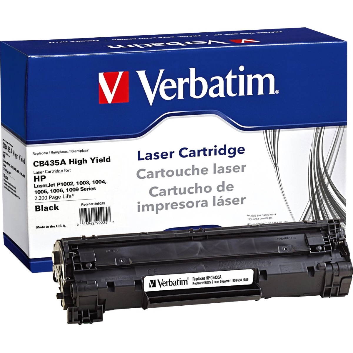 High Yield - black - - toner cartridge (alternative for: HP CB435A) - for HP LaserJet P1005 P1006 P1007 P1008 P1009 High Yield - black - - toner cartridge (alternative for: HP CB435A) - for HP LaserJet P1005 P1006 P1007 P1008 P1009