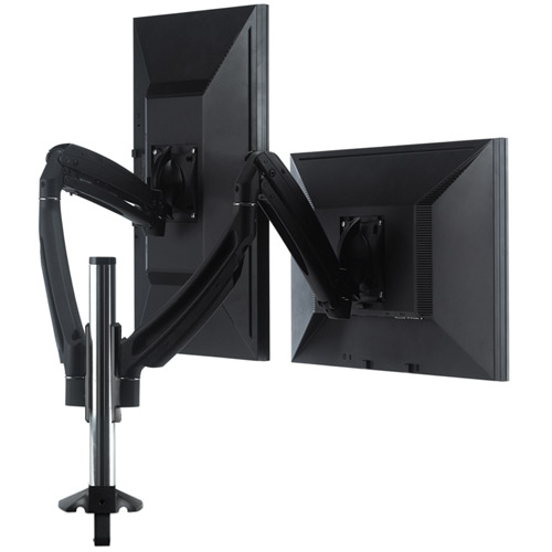 KONTOUR Desk Mount for Flat Panel Display - 10 inch to 30 inch Screen Support - 44 lb Load Capacity - Aluminum - Black KONTOUR Desk Mount for Flat Panel Display - 10 inch to 30 inch Screen Support - 44 lb Load Capacity - Aluminum - Black
