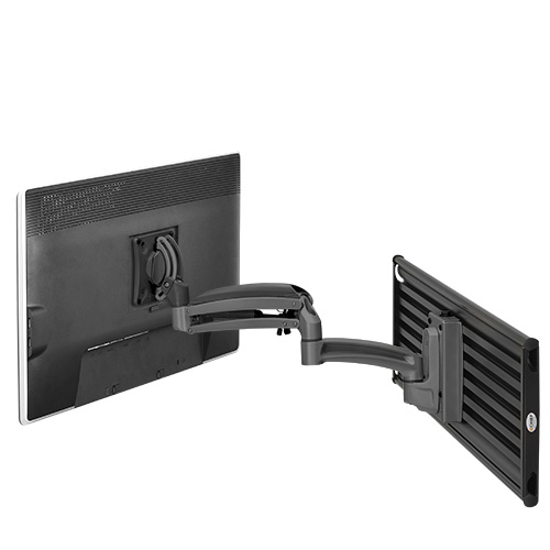 KONTOUR Wall Mount for Flat Panel Display - 10 inch to 30 inch Screen Support - 24.91 lb Load Capacity - Aluminum - Black KONTOUR Wall Mount for Flat Panel Display - 10 inch to 30 inch Screen Support - 24.91 lb Load Capacity - Aluminum - Black