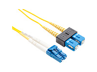 FIBER OPTIC PATCH CABLE LC-SC 9 125 SINGLEMODE DUPLEX YELLOW 8M FIBER OPTIC PATCH CABLE LC-SC 9 125 SINGLEMODE DUPLEX YELLOW 8M