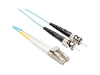 1 METER OM3 10 GIG FIBER OPTIC CABLE AQUA PLENUM JACKET 50/125 MICRON MULTIMOD 1 METER OM3 10 GIG FIBER OPTIC CABLE AQUA PLENUM JACKET 50/125 MICRON MULTIMOD