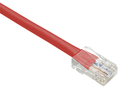 100FT RED CAT6 PATCH CABLE UTP NO BOOTS 100FT RED CAT6 PATCH CABLE UTP NO BOOTS