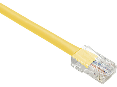100FT YELLOW CAT6 PATCH CABLE UTP NO BOOTS 100FT YELLOW CAT6 PATCH CABLE UTP NO BOOTS