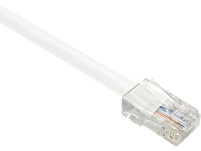 100FT WHITE CAT6 PATCH CABLE UTP NO BOOTS 100FT WHITE CAT6 PATCH CABLE UTP NO BOOTS