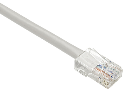 100FT GRAY CAT5E PATCH CABLE UTP NO BOOTS 100FT GRAY CAT5E PATCH CABLE UTP NO BOOTS