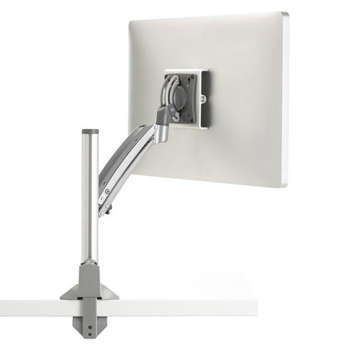 KONTOUR Desk Mount for Flat Panel Display - 10 inch to 30 inch Screen Support - 21.83 lb Load Capacity - Aluminum - Silver KONTOUR Desk Mount for Flat Panel Display - 10 inch to 30 inch Screen Support - 21.83 lb Load Capacity - Aluminum - Silver