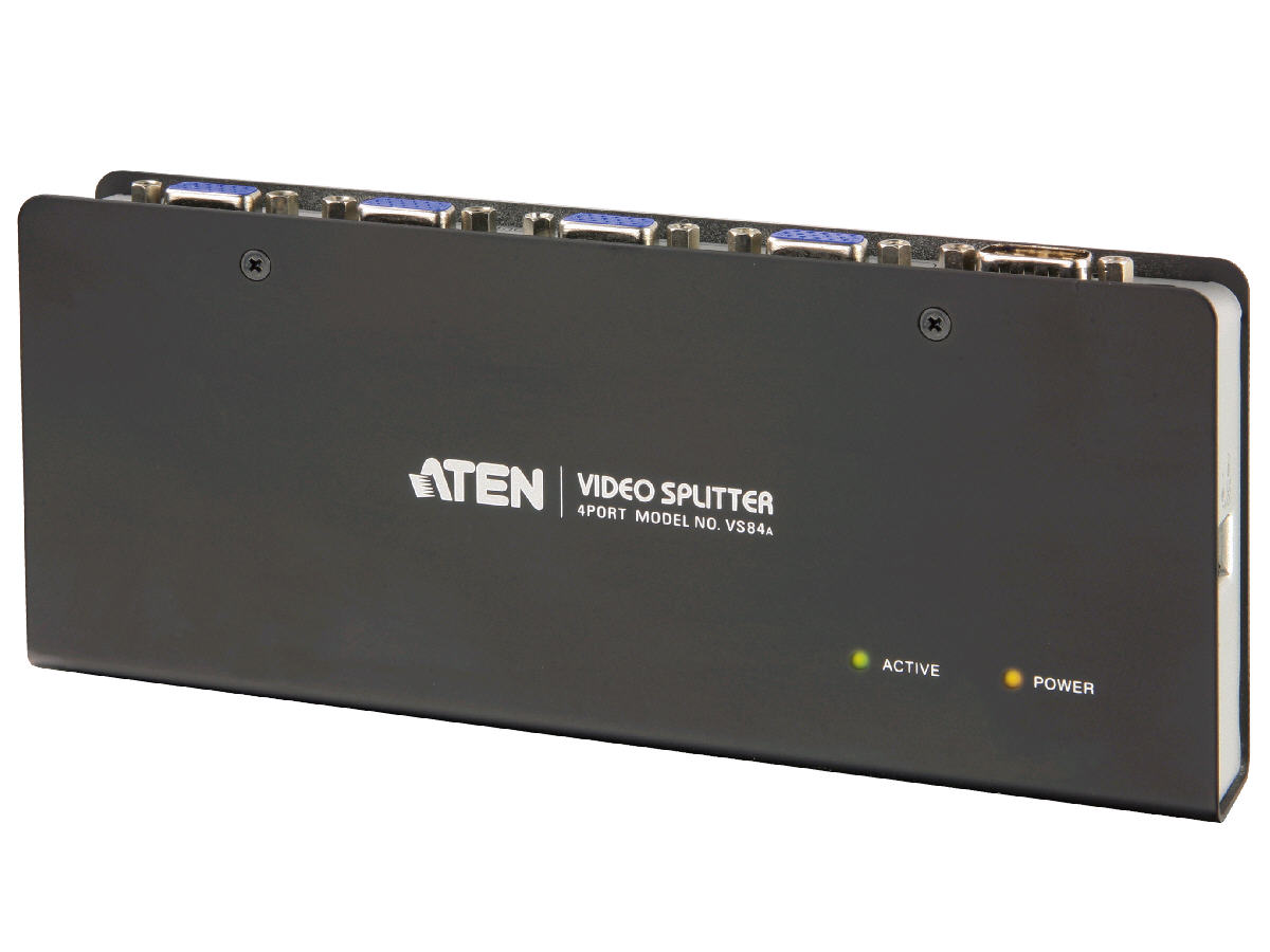 Video Splitter - 1920 x 1440 - VGA XGA SVGA UXGA - 1 x 4 Video Splitter - 1920 x 1440 - VGA XGA SVGA UXGA - 1 x 4
