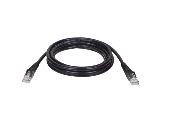 30ft Cat5e / Cat5 Snagless Molded Patch Cable RJ45 M/M Black 30 feet - Patch cable - RJ-45 (M) to RJ-45 (M) - 30 ft - UTP - CAT 5e - molded snagless stranded - black 30ft Cat5e / Cat5 Snagless Molded Patch Cable RJ45 M/M Black 30 feet - Patch cable - RJ-45 (M) to RJ-45 (M) - 30 ft - UTP - CAT 5e - molded snagless stranded - black