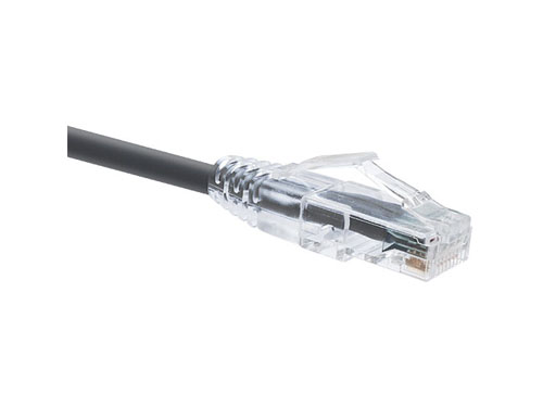 10 FOOT CAT6 SNAGLESS CLEARFIT PATCH CABLE BLACK - HIGH DENSITY CAT6 ULT 10 FOOT CAT6 SNAGLESS CLEARFIT PATCH CABLE BLACK - HIGH DENSITY CAT6 ULT
