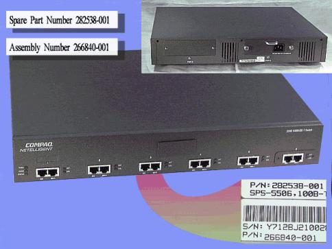 100 Base-T 6TX Switch 100 Base-T 6TX Switch