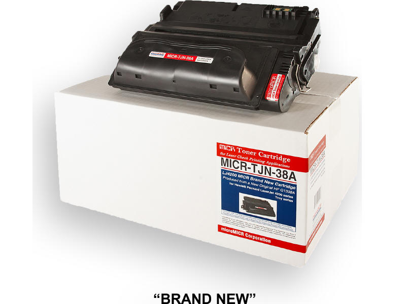 MICRO MICR BRAND NEW MICR Q1338A CARTRIDGE FOR USE IN HP LJ 4200 4200DTN 4200N 4 MICRO MICR BRAND NEW MICR Q1338A CARTRIDGE FOR USE IN HP LJ 4200 4200DTN 4200N 4