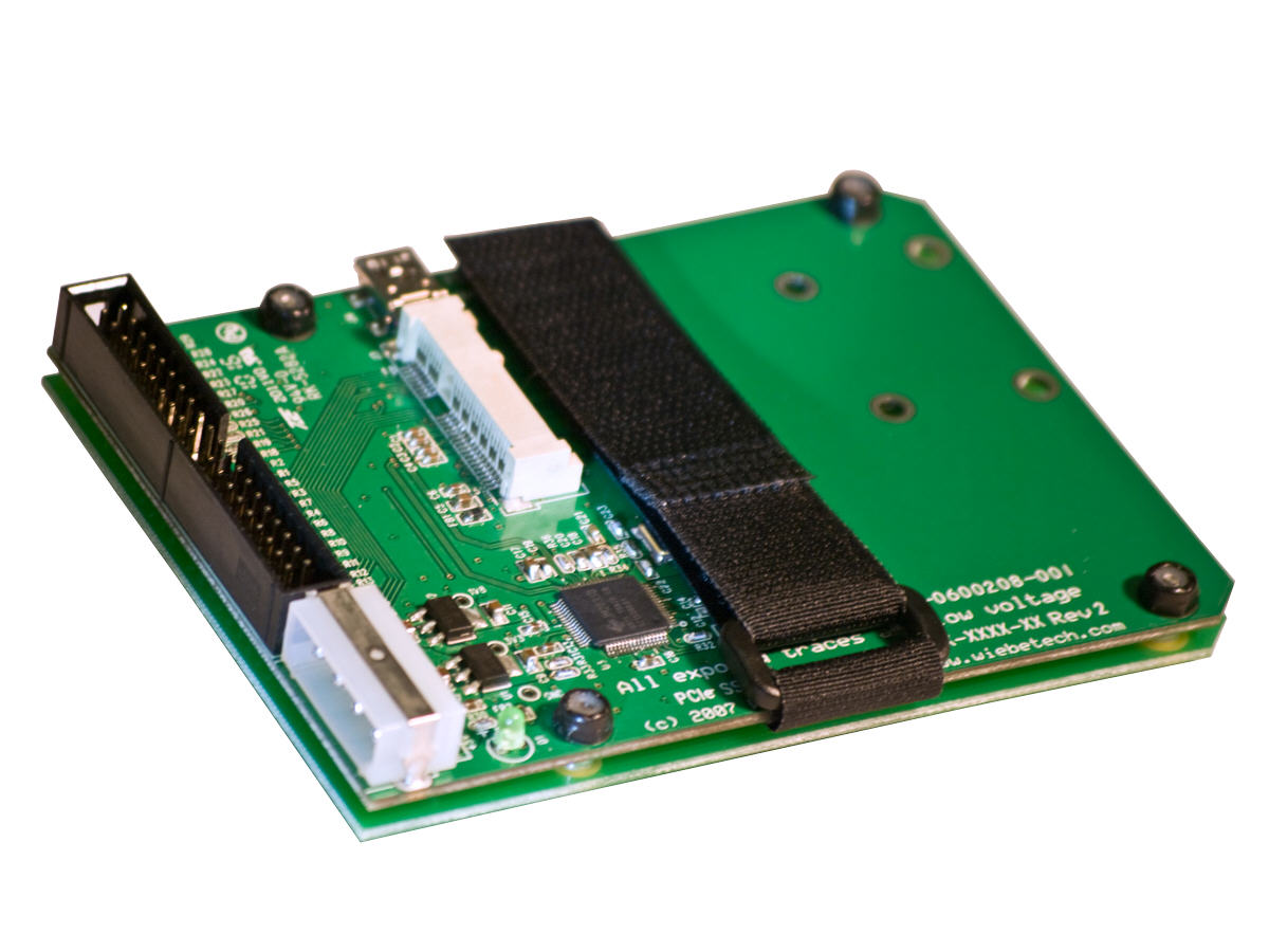 ADAV4-MPCIE A V4 COMBO ADAPTER FOR MINI PCIE FLASH MODULES. SUPPORTS SATA PATA