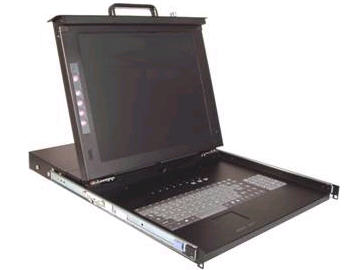 1U) 17IN LCD DRAWER TOUCHPAD KB DVI/USB KVM SWITCH 1U) 17IN LCD DRAWER TOUCHPAD KB DVI/USB KVM SWITCH