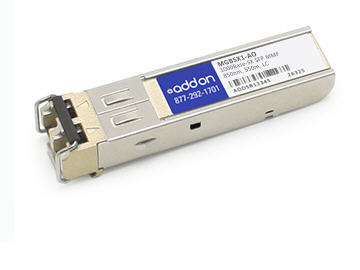 Linksys MGBSX1 Compatible 1000Base-SX SFP Transceiver (MMF 850nm 550m LC TAA) - 100% application tested and guaranteed compatible Linksys MGBSX1 Compatible 1000Base-SX SFP Transceiver (MMF 850nm 550m LC TAA) - 100% application tested and guaranteed compatible
