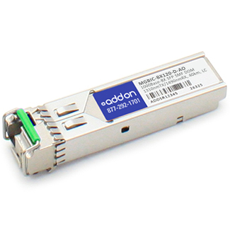 ENTERASYS MGBIC-BX120-D COMPATIBLE TAA COMPLIANT 1000BASE-BX SFP TRANSCEIV