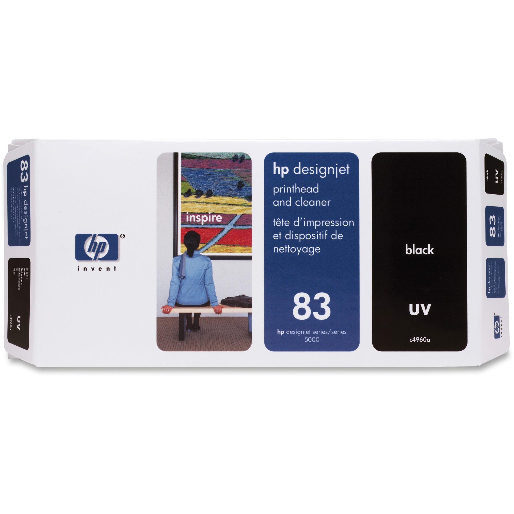 10 UNITS NO 83 BLACK UV PRINTHEAD/ CLEANER F/DESIGNJET 5000 10 UNITS NO 83 BLACK UV PRINTHEAD/ CLEANER F/DESIGNJET 5000