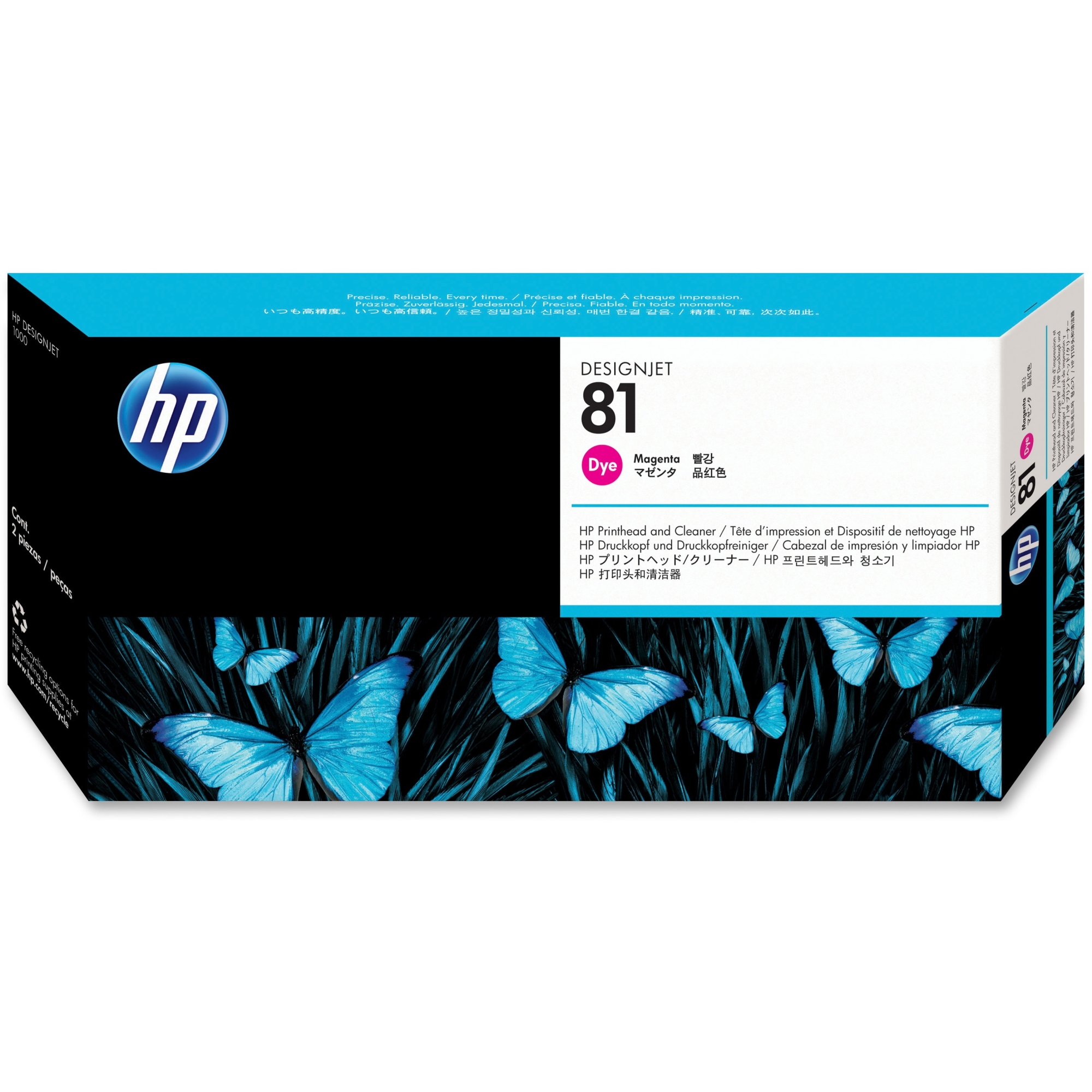 10 UNITS NO 81 MAGENTA DYE PRINTHEAD/PH DESIGNJET 5000 5500 10 UNITS NO 81 MAGENTA DYE PRINTHEAD/PH DESIGNJET 5000 5500