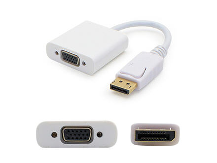 8in DisplayPort to DVI/HDMI/VGA Adapter Bundle - DisplayPort adapter - DisplayPort (M) to HD-15 (VGA) (F) - 7.9 in - active - black (pack of 5) 8in DisplayPort to DVI/HDMI/VGA Adapter Bundle - DisplayPort adapter - DisplayPort (M) to HD-15 (VGA) (F) - 7.9 in - active - black (pack of 5)