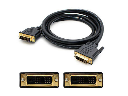 DVI cable - single link - DVI-D (M) - DVI-D (M) - 15 ft - black (pack of 5 ) DVI cable - single link - DVI-D (M) - DVI-D (M) - 15 ft - black (pack of 5 )