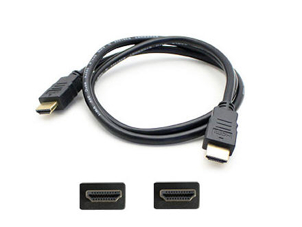 5 pack of 10.67m (35.00ft) HDMI 1.3 Male to Male Black Cable - 100% compatible with select devices.