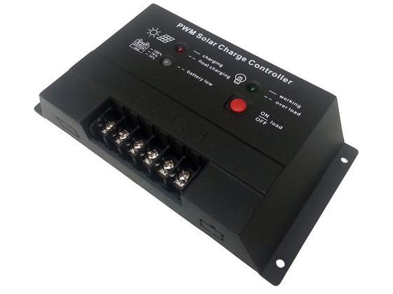 SOLAR PWM BATTERY CHARGING CONTROLLER  AUTO VOLTAGE 12/24V IN 12/24V OUT 20A.