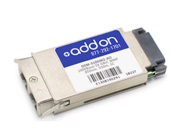 DLink DEM-310GM2 Compatible GBIC Transceiver - GBIC transceiver module (equivalent to: D-Link DEM-310GM2) - GigE - 1000Base-SX - SC multi-mode - up to 1800 ft - 850 nm - for D-Link DES 3226SM 3326 DGS 1024TG DLink DEM-310GM2 Compatible GBIC Transceiver - GBIC transceiver module (equivalent to: D-Link DEM-310GM2) - GigE - 1000Base-SX - SC multi-mode - up to 1800 ft - 850 nm - for D-Link DES 3226SM 3326 DGS 1024TG