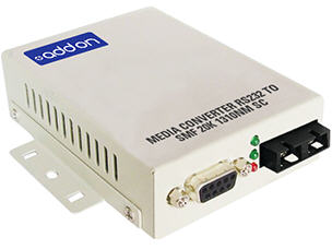 SERIAL RS232 TO FIBER MMF 1310NM 2KM SC SERIAL MEDIA CONVERTER