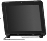10.1-inch High Definition flush glass display assembly (IMR Blue)-With web camera and microphone module 10.1-inch High Definition flush glass display assembly (IMR Blue)-With web camera and microphone module