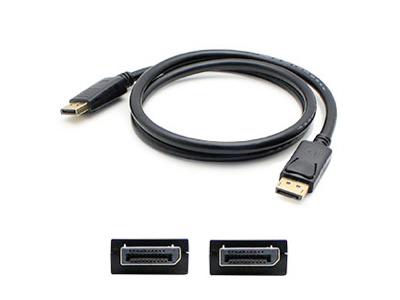 5 Pack 6ft DisplayPort Cable - DisplayPort cable - DisplayPort (M) to DisplayPort (M) - 6 ft - black (pack of 5) - for Lenovo ThinkCentre M75 M75t Gen 2 M90q Gen 2 ThinkEdge SE30 ThinkStation P330 Gen 2 5 Pack 6ft DisplayPort Cable - DisplayPort cable - DisplayPort (M) to DisplayPort (M) - 6 ft - black (pack of 5) - for Lenovo ThinkCentre M75 M75t Gen 2 M90q Gen 2 ThinkEdge SE30 ThinkStation P330 Gen 2