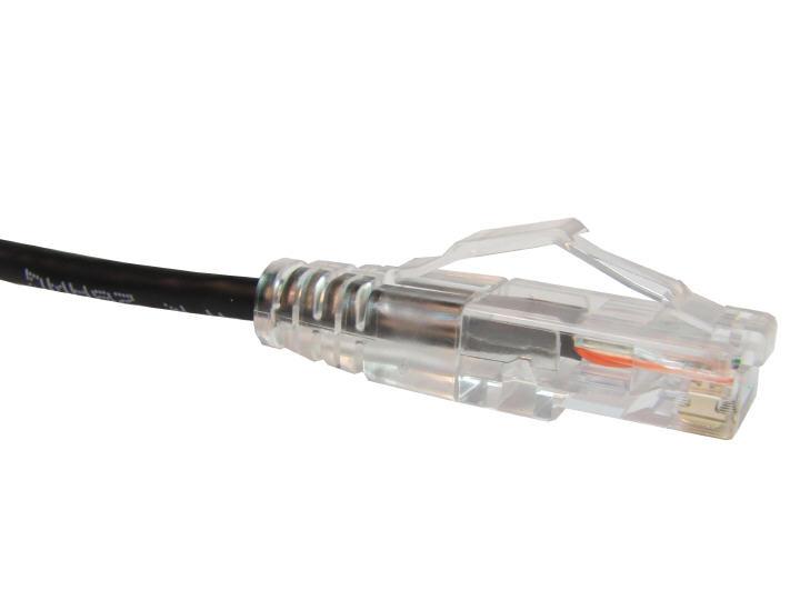10FT CAT6 BLACK CLEARFIT SLIM SNAGLESS 28AWG PATCH CABLE 10FT CAT6 BLACK CLEARFIT SLIM SNAGLESS 28AWG PATCH CABLE