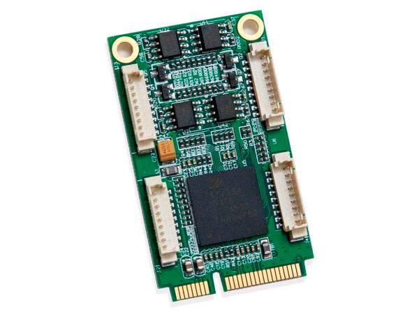 MINI PCI-EXPRESS 1.1 4-PORT RS-422/485 SERIAL INTERFACE EXAR354 CHIPSET MINI PCI-EXPRESS 1.1 4-PORT RS-422/485 SERIAL INTERFACE EXAR354 CHIPSET