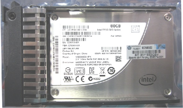 80GB SATA solid state drive (SSD) - 3Gb per second transfer rate 2.5 in small form factor (SFF) multi-level cell (MLC) 80GB SATA solid state drive (SSD) - 3Gb per second transfer rate 2.5 in small form factor (SFF) multi-level cell (MLC)