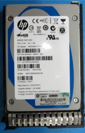 400GB hot-plug Solid State Drive (SSD) - SAS interface 6Gb/sec transfer rate 2.5-inch small form factor (SFF) Multi-Level Cell (MLC) Enterprise Mainstream SmartDrive Carrier (SC) 400GB hot-plug Solid State Drive (SSD) - SAS interface 6Gb/sec transfer rate 2.5-inch small form factor (SFF) Multi-Level Cell (MLC) Enterprise Mainstream SmartDrive Carrier (SC)