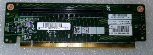 PCA FB x16 PCIe Riser SL2100 PCA FB x16 PCIe Riser SL2100