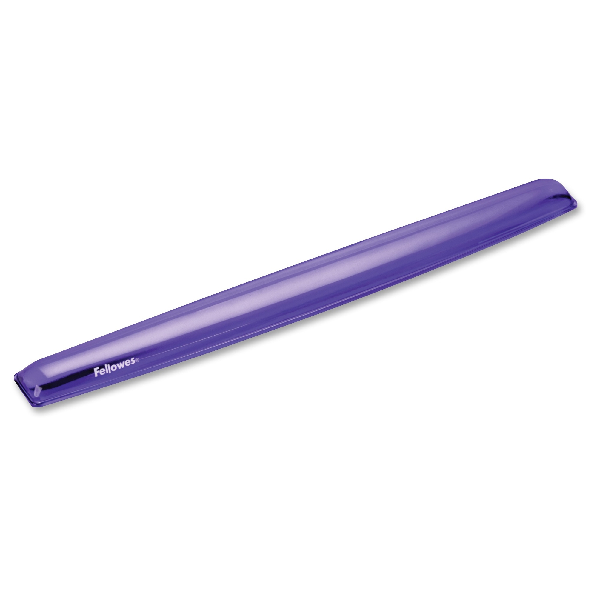 Gel Wrist Rest - Crystals Purple - 2.3 inch x 18.5 inch x 0.6 inch Dimension - Purple - Gel Polyurethane Rubber - Stain Resistant