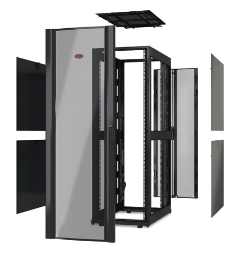 NETSHELTER SX 42U 750MMX1200MM DEEP ENCL without SIDES without DOORS BLK NETSHELTER SX 42U 750MMX1200MM DEEP ENCL without SIDES without DOORS BLK