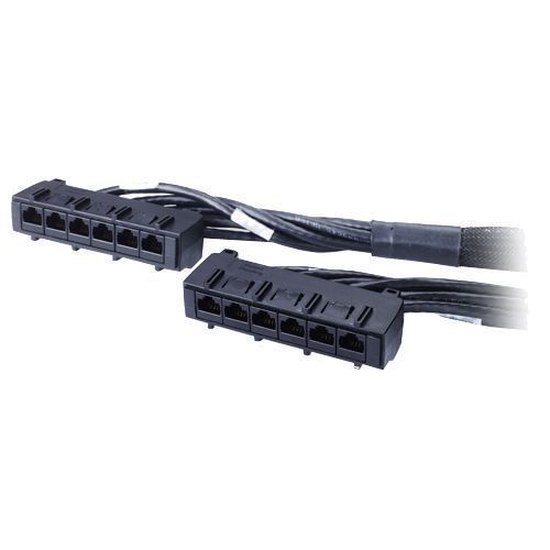 Data Distribution Cable - Network cable - RJ-45 (F) to RJ-45 (F) - 11 ft - UTP - CAT 6 - black