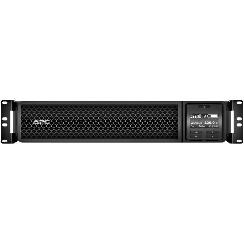 Smart-UPS SRT 2200VA RM - UPS (rack-mountable / external) - AC 220/230/240 V - 1980 Watt - 2200 VA - lead acid - RS-232 USB - output connectors: 10 - 2U - black - with APC UPS Network Management Card - for P/N: AR4018SPX432 AR4024SP AR4024SPX429 AR402