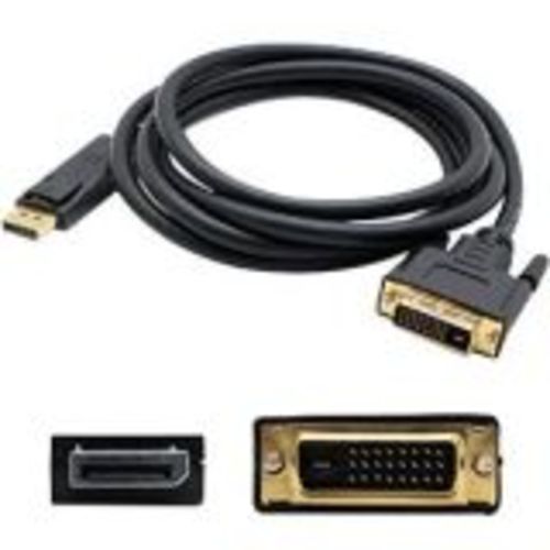 5 Pack 6ft DisplayPort to DVI-D Adapter Cable - DisplayPort cable - DisplayPort (M) to DVI-D (M) - 6 ft - black (pack of 5)