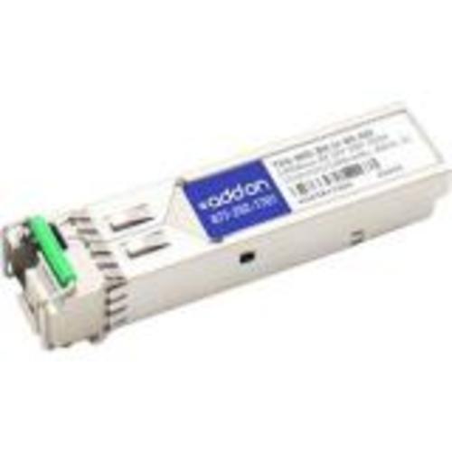 TRENDnet Compatible BX SFP Transceiver - SFP (mini-GBIC) transceiver module (equivalent to: TRENDnet TEG-MG-BX-U-40) - Gigabit Ethernet - 1000Base-BX - LC single-mode - up to 24.9 miles - 1310 (TX) / 1490 (RX) nm TRENDnet Compatible BX SFP Transceiver - SFP (mini-GBIC) transceiver module (equivalent to: TRENDnet TEG-MG-BX-U-40) - Gigabit Ethernet - 1000Base-BX - LC single-mode - up to 24.9 miles - 1310 (TX) / 1490 (RX) nm