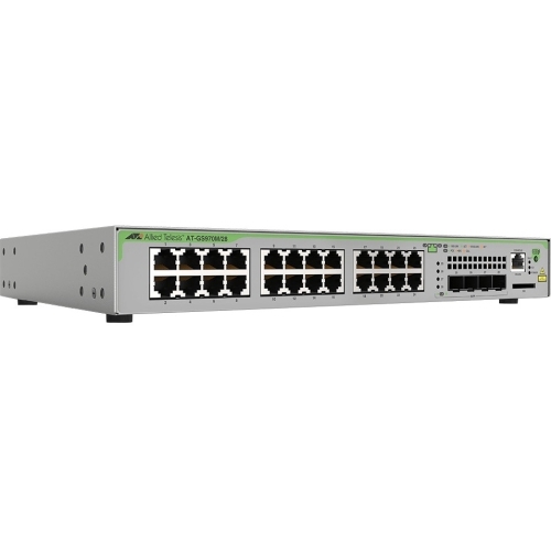 L2+ MANAGED 24 X 10/100/1000MBPS 4 X SFP UPLINK SLOTS 1 FIXED AC POWER SUPPLY