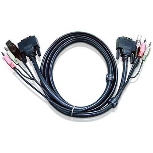 15 inch USB DVI Dual Link KVM Cable For CS1642/CS1644/CS1782 Retail