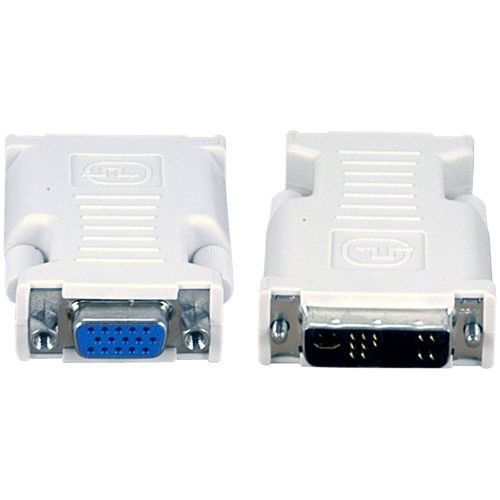 DVI-I to VGA Adapter - 1 x DVI-I Male Video - 1 x HD-15 Female VGA DVI-I to VGA Adapter - 1 x DVI-I Male Video - 1 x HD-15 Female VGA