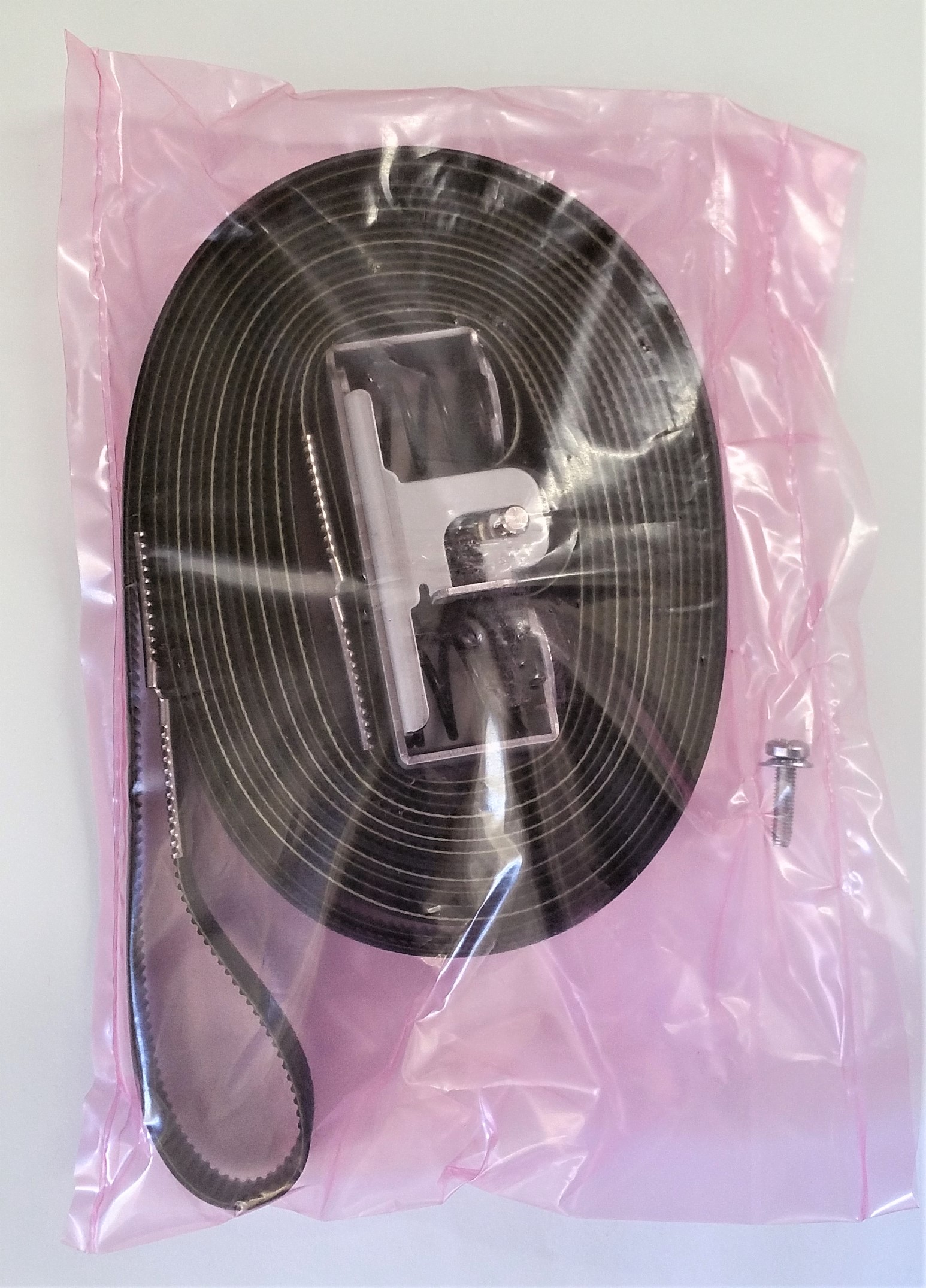 Belt and tensioner with metal Belt and tensioner with metal