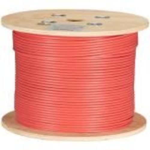 CAT6A 650-MHZ SOLID ETHERNET CABLE - SHIELDED (F/UTP)  CMP PLENUM RED 100