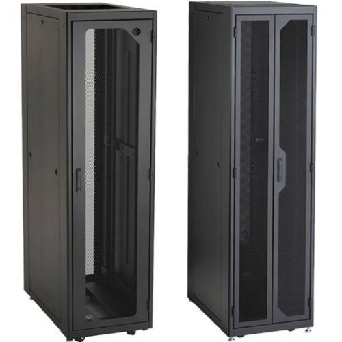 45U ELITE CABINET 84INHX30INWX3 6IND 10-32 RAILS PLEXIGLAS FRONT DO