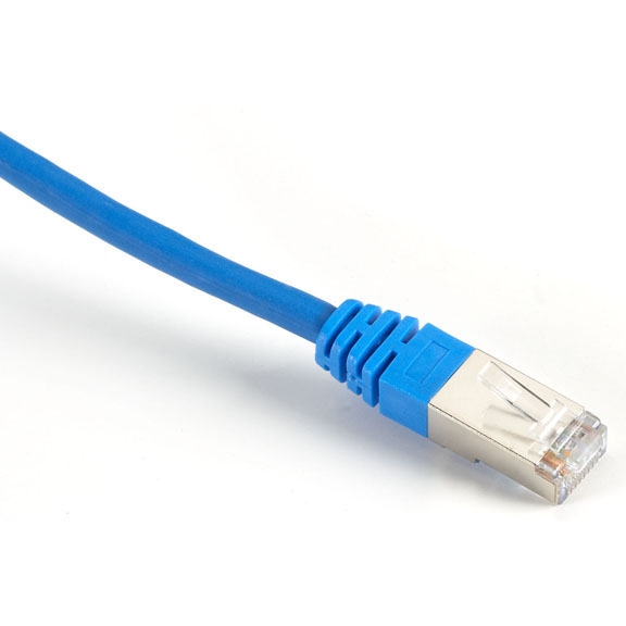 CAT5E SHLD CBL BLUE 2 FEET 24 AWG SLD