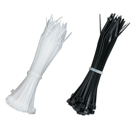 100-PACK BLACK/NATURAL 1/8INW X 4INL CABLE ZIP TIES 100-PACK BLACK/NATURAL 1/8INW X 4INL CABLE ZIP TIES
