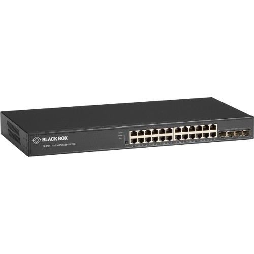 GIGABIT ETHERNET (1000-MBPS) MANAGED SWITCH - (24) 10/100/1000-MBPS COPPER RJ45